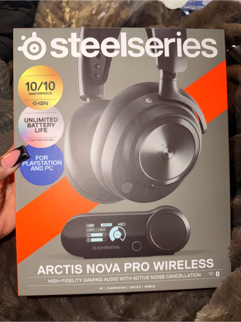 SteelSeries Arctis Nova Pro Wireless Over-Ear Headphones — Black